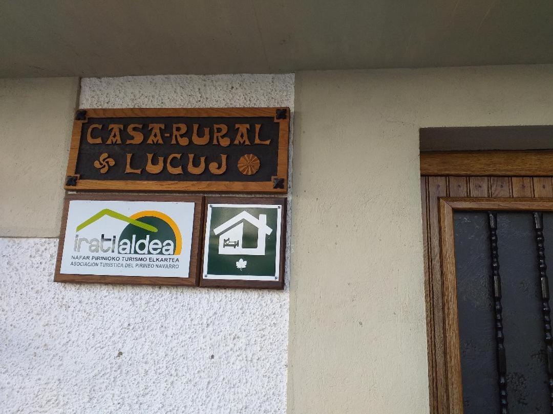 Casa Rural Lucuj Хауррьета Экстерьер фото